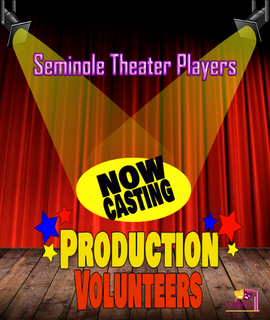 Production Volunteers - Now casting!