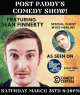 Post Paddy's Comedy Show! Featuring Sean Finnerty!