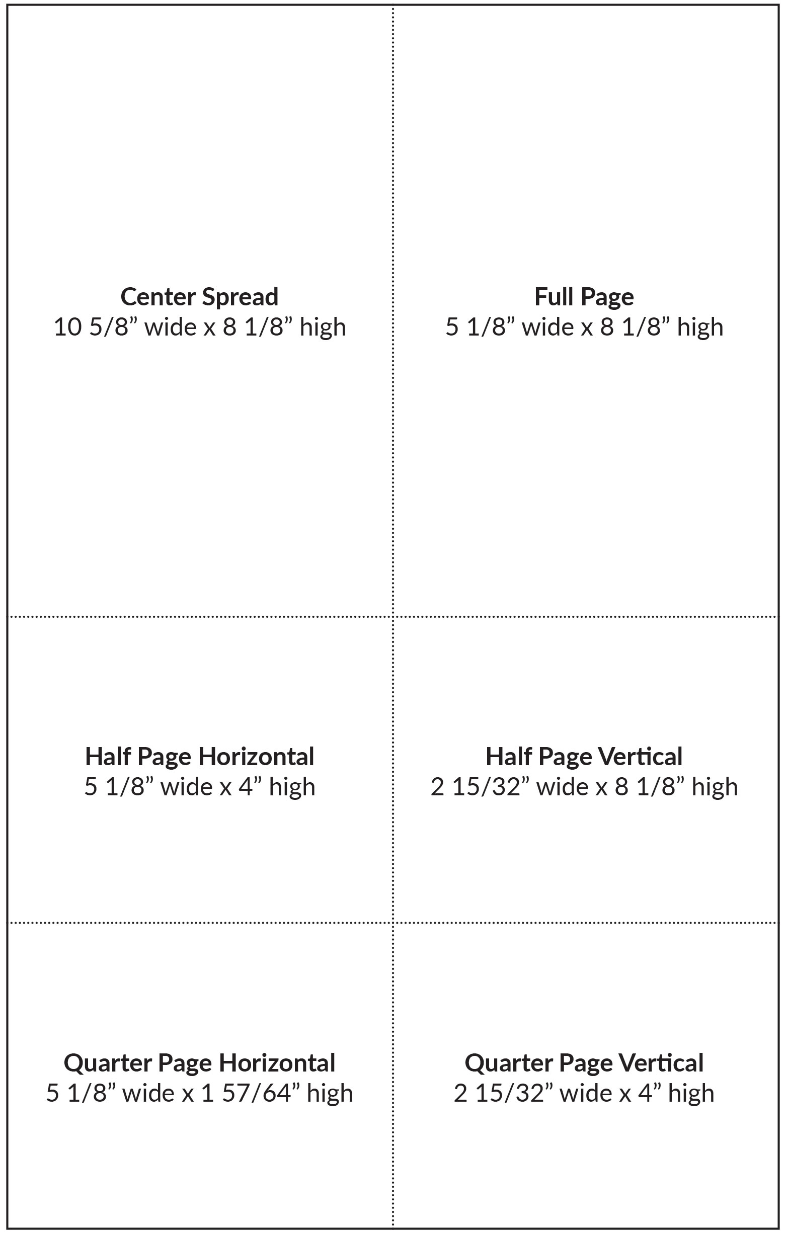 Ad sizes