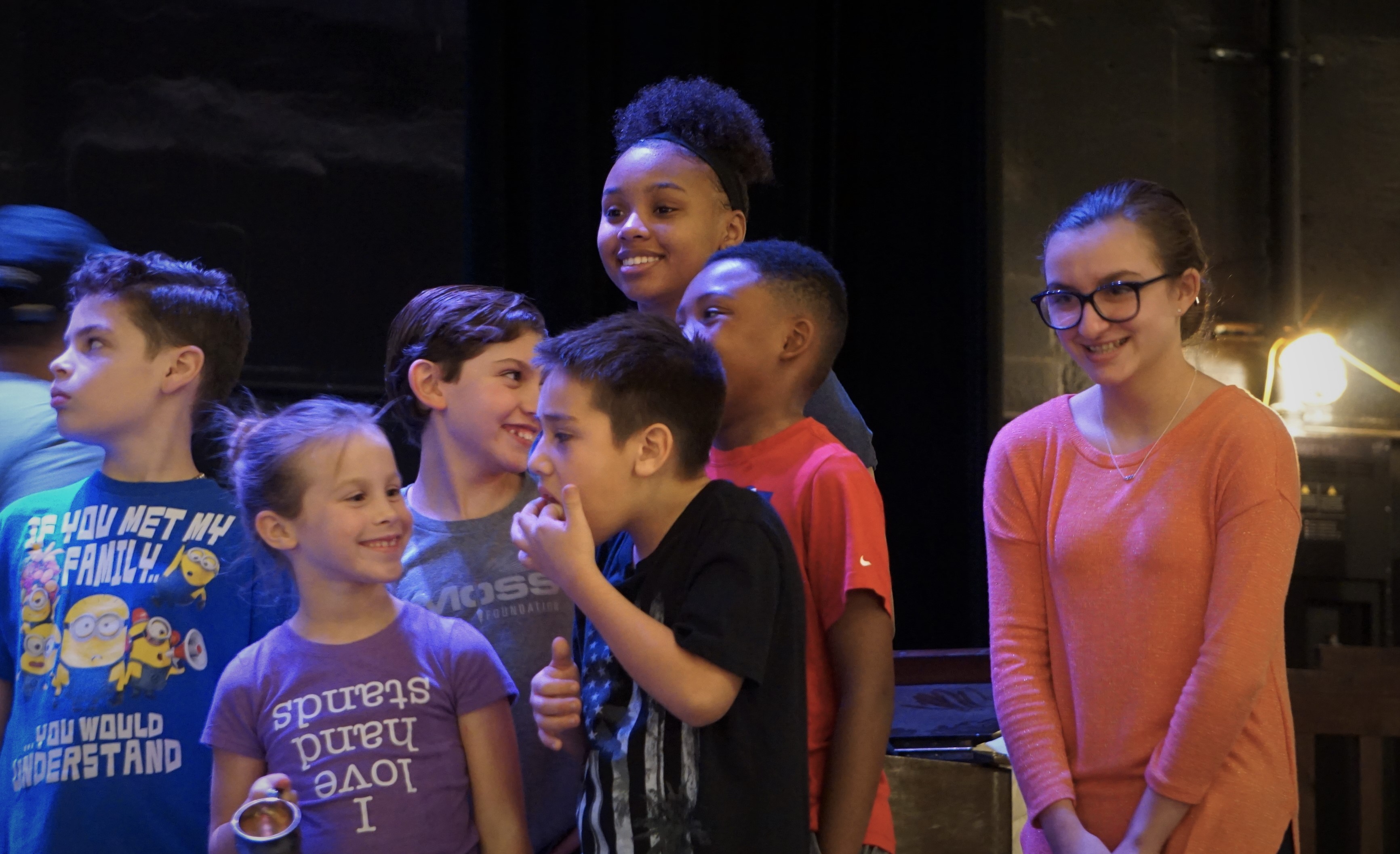 Christmas Carol Rehearsal Photo